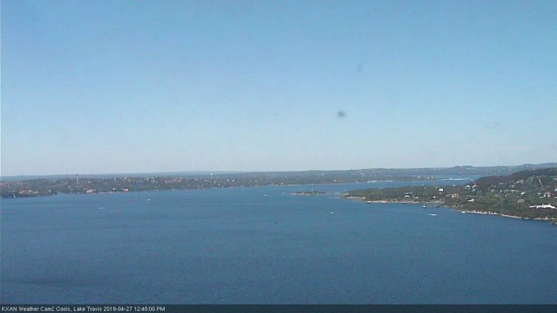 Lake Travis webcam, April 27, 2019 11:50 AM CT