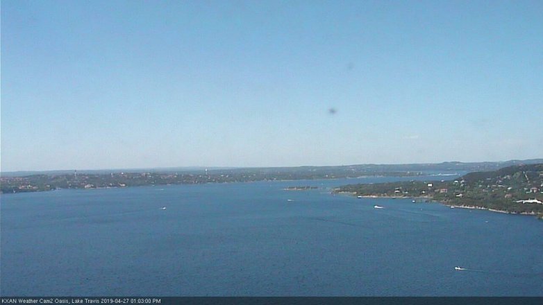 Lake Travis webcam, April 27, 2019 12:05 PM CT