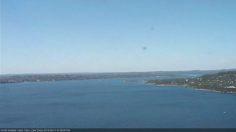 Lake Travis webcam, April 27, 2019 12:10 PM CT