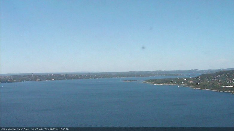 Lake Travis webcam, April 27, 2019 12:15 PM CT