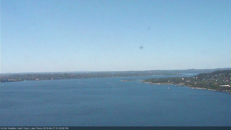 Lake Travis webcam, April 27, 2019 12:35 PM CT