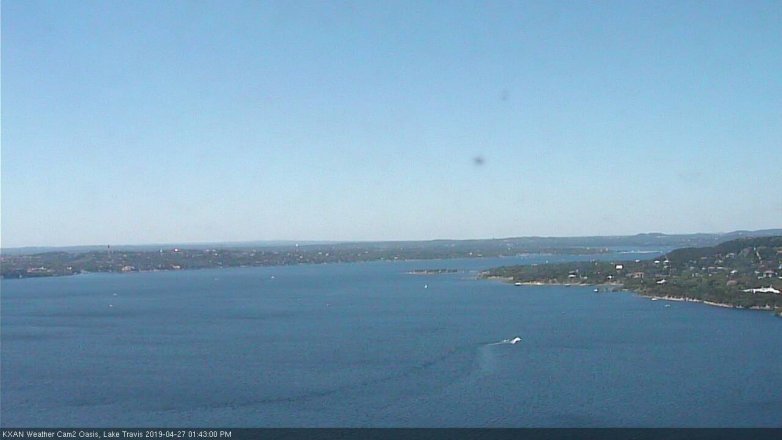 Lake Travis webcam, April 27, 2019 12:45 PM CT