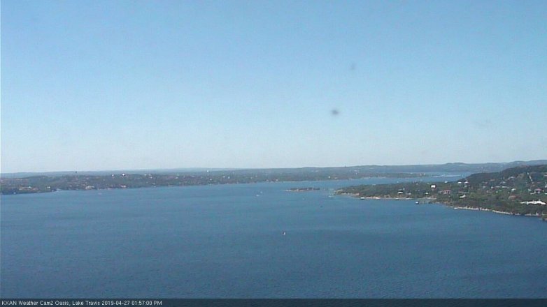 Lake Travis webcam, April 27, 2019 1:00 PM CT