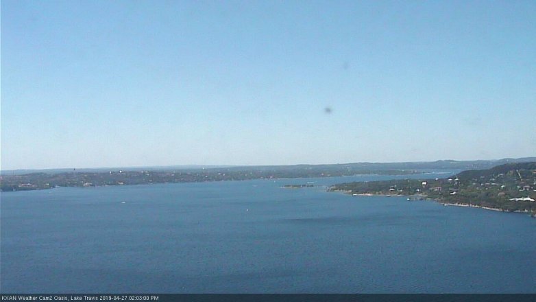 Lake Travis webcam, April 27, 2019 1:05 PM CT