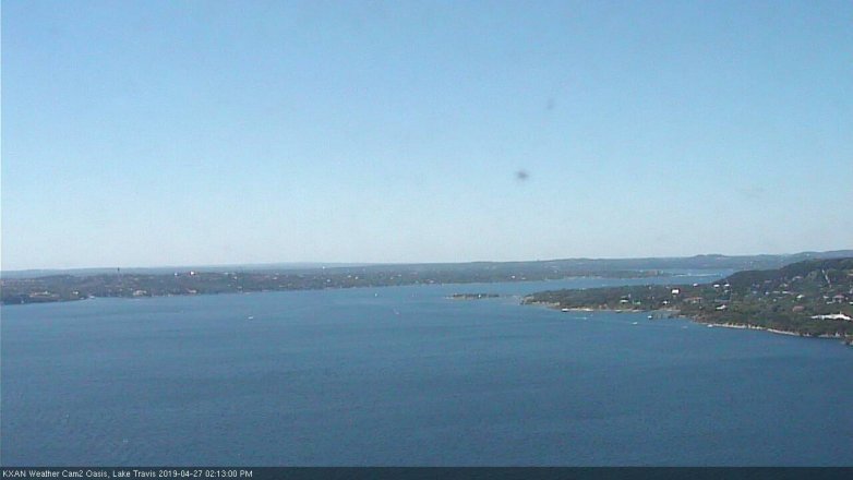 Lake Travis webcam, April 27, 2019 1:15 PM CT