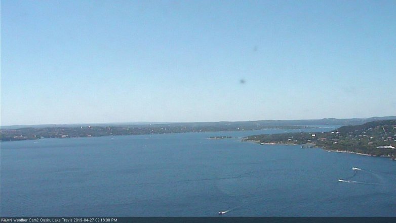 Lake Travis webcam, April 27, 2019 1:20 PM CT