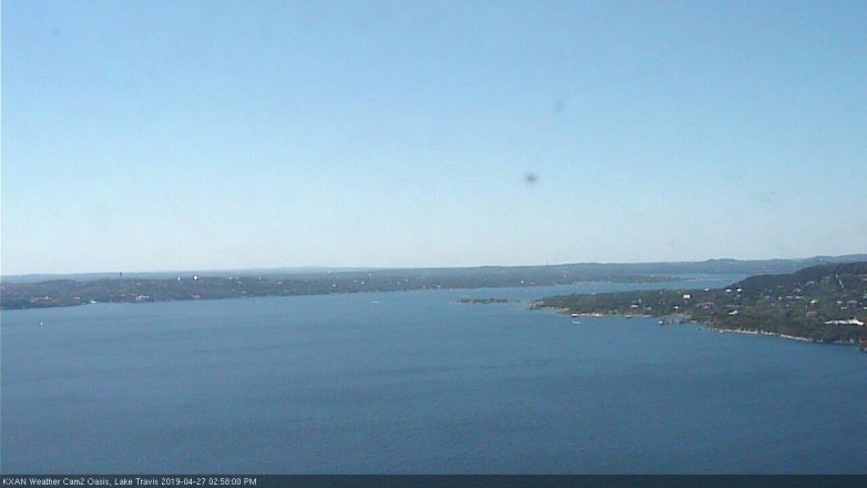 Lake Travis webcam, April 27, 2019 2:00 PM CT