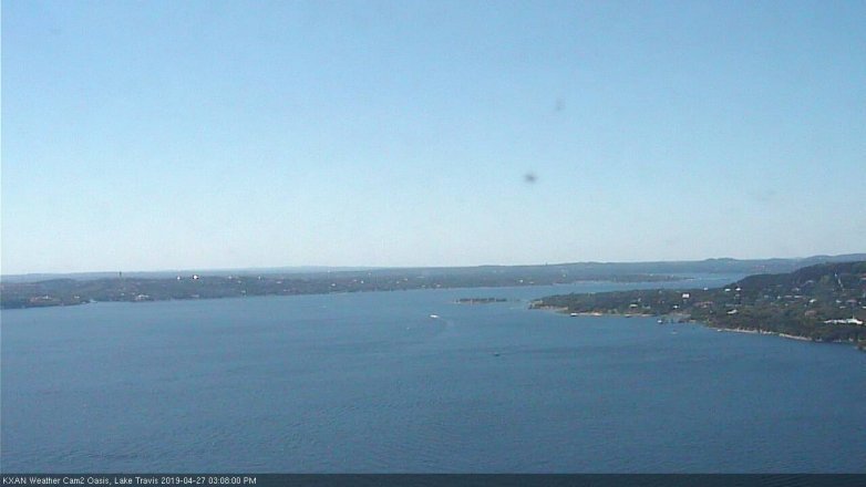 Lake Travis webcam, April 27, 2019 2:10 PM CT