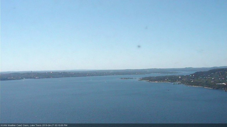 Lake Travis webcam, April 27, 2019 2:20 PM CT