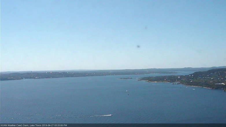 Lake Travis webcam, April 27, 2019 2:35 PM CT
