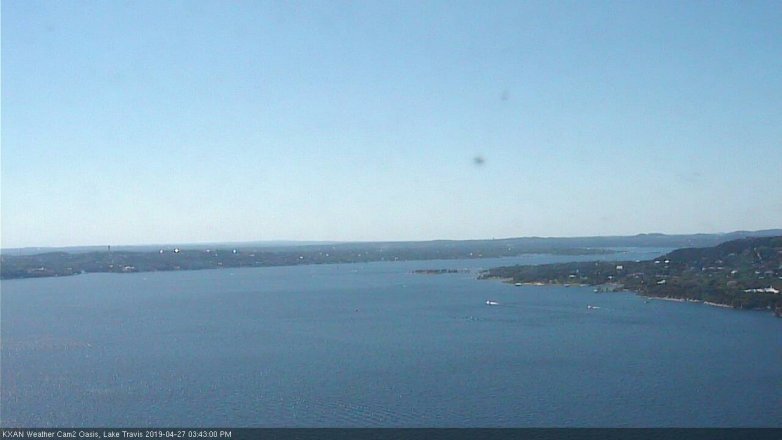Lake Travis webcam, April 27, 2019 2:45 PM CT