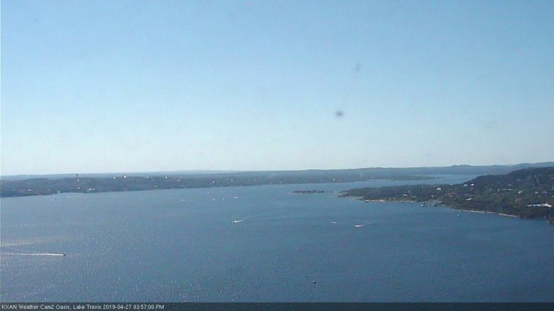 Lake Travis webcam, April 27, 2019 3:00 PM CT