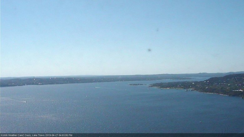 Lake Travis webcam, April 27, 2019 3:05 PM CT