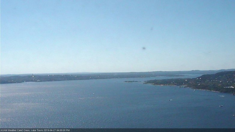 Lake Travis webcam, April 27, 2019 3:10 PM CT