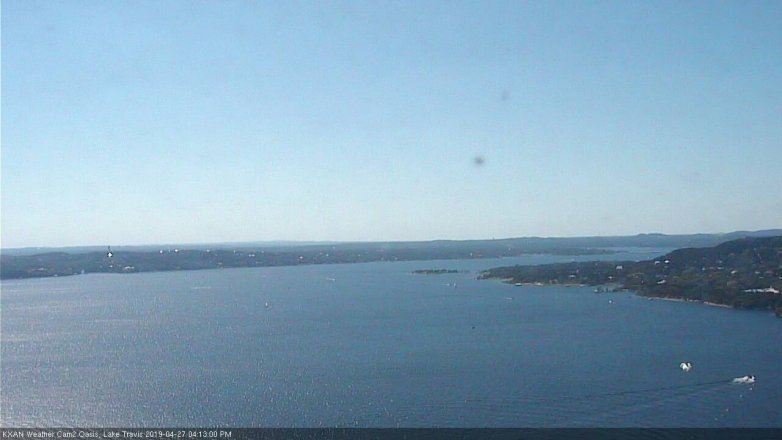 Lake Travis webcam, April 27, 2019 3:15 PM CT
