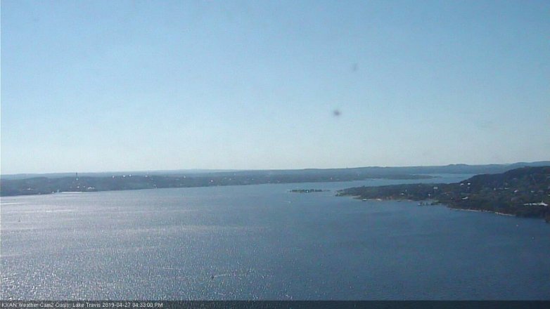 Lake Travis webcam, April 27, 2019 3:35 PM CT