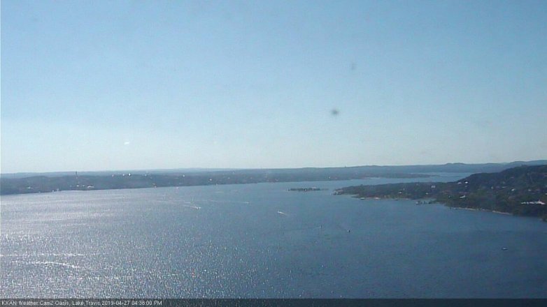 Lake Travis webcam, April 27, 2019 3:40 PM CT