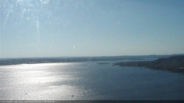 Lake Travis webcam, April 27, 2019 4:20 PM CT