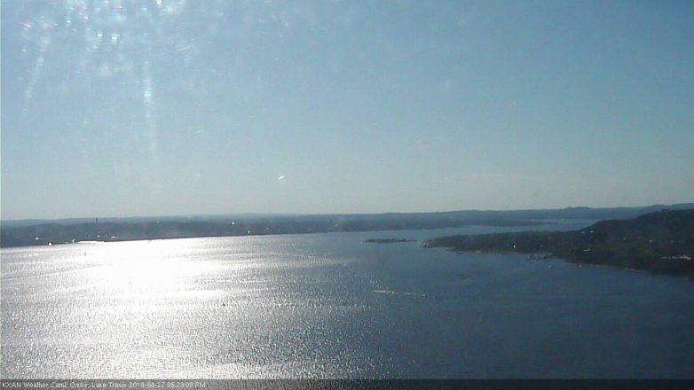 Lake Travis webcam, April 27, 2019 4:25 PM CT