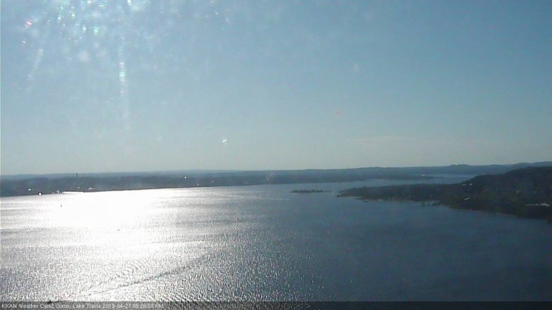 Lake Travis webcam, April 27, 2019 4:30 PM CT