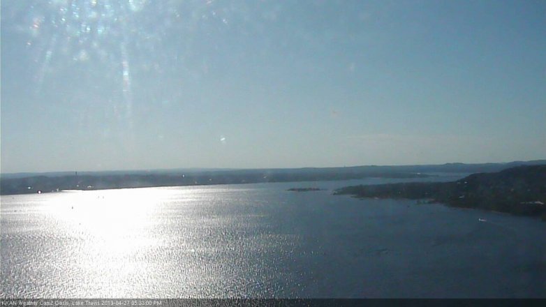 Lake Travis webcam, April 27, 2019 4:35 PM CT