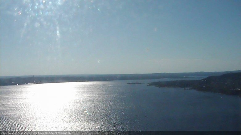 Lake Travis webcam, April 27, 2019 4:40 PM CT