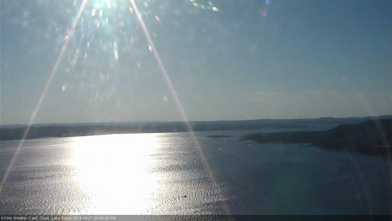 Lake Travis webcam, April 27, 2019 5:10 PM CT
