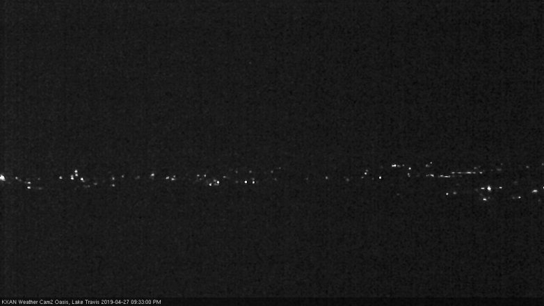 Lake Travis webcam, April 27, 2019 8:35 PM CT