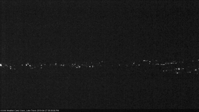 Lake Travis webcam, April 27, 2019 8:40 PM CT