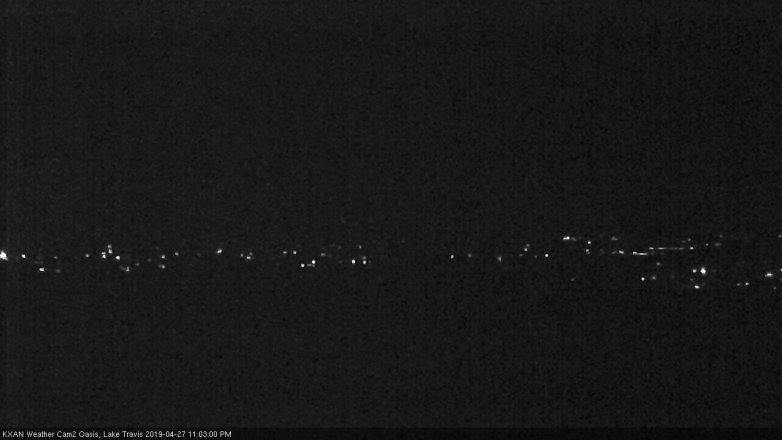 Lake Travis webcam, April 27, 2019 10:05 PM CT