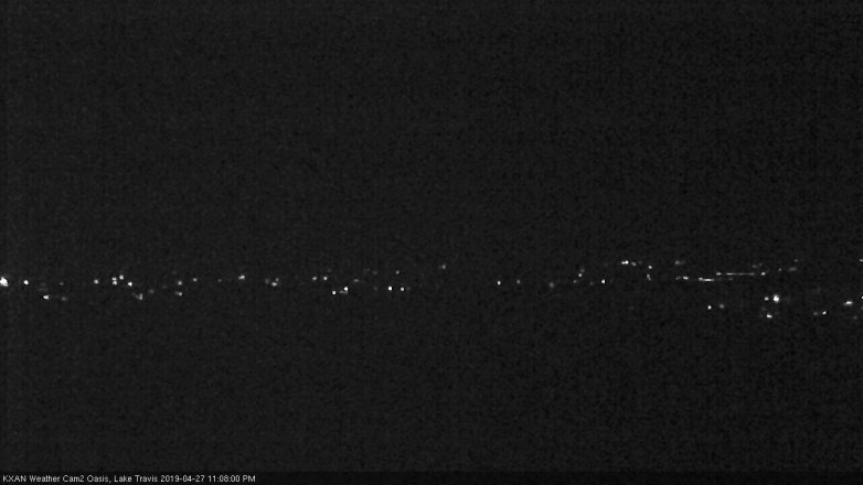 Lake Travis webcam, April 27, 2019 10:10 PM CT