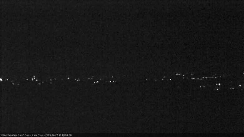 Lake Travis webcam, April 27, 2019 10:15 PM CT
