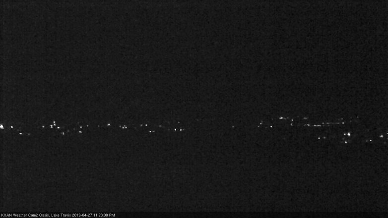 Lake Travis webcam, April 27, 2019 10:25 PM CT