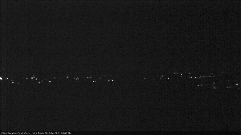 Lake Travis webcam, April 27, 2019 10:35 PM CT