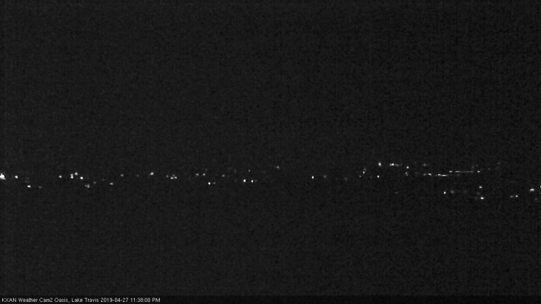 Lake Travis webcam, April 27, 2019 10:40 PM CT