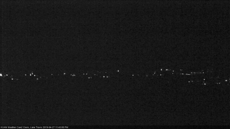 Lake Travis webcam, April 27, 2019 10:45 PM CT