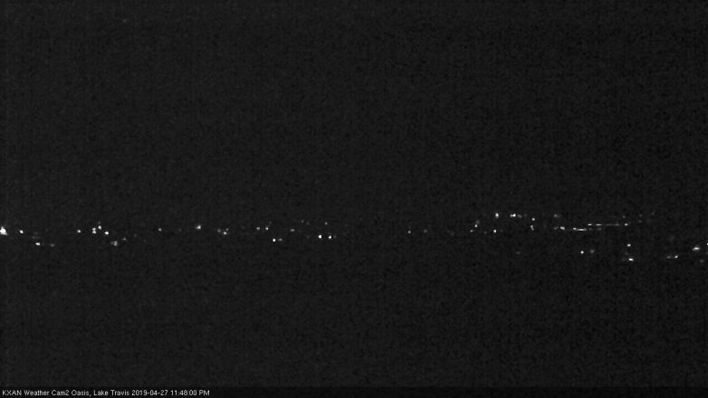 Lake Travis webcam, April 27, 2019 10:50 PM CT