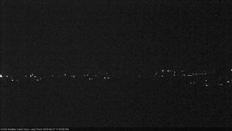 Lake Travis webcam, April 27, 2019 10:55 PM CT