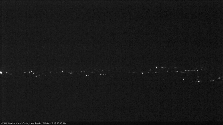 Lake Travis webcam, April 27, 2019 11:05 PM CT
