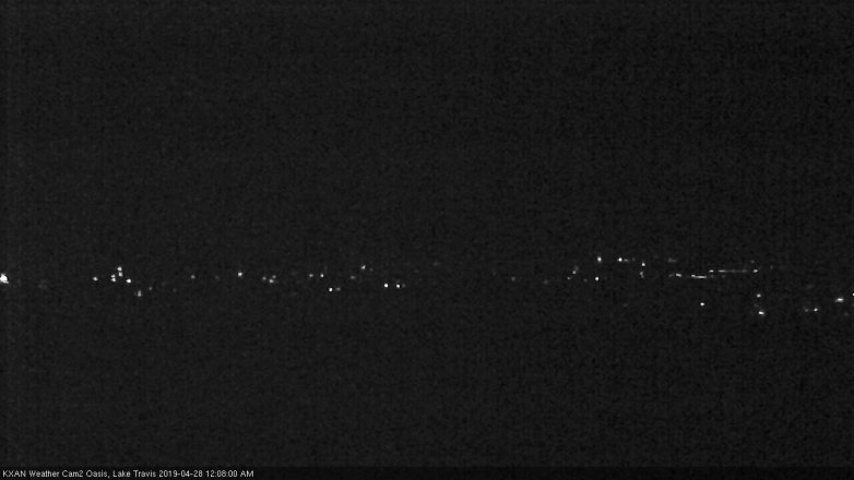 Lake Travis webcam, April 27, 2019 11:10 PM CT