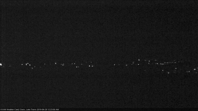 Lake Travis webcam, April 27, 2019 11:25 PM CT