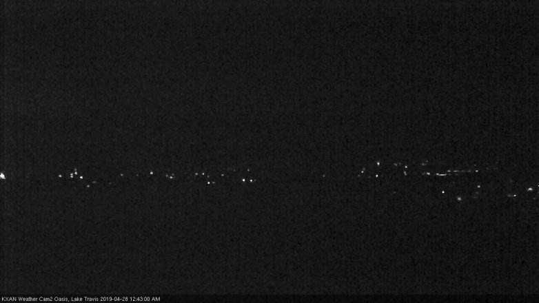 Lake Travis webcam, April 27, 2019 11:45 PM CT