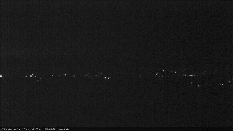 Lake Travis webcam, April 27, 2019 11:50 PM CT