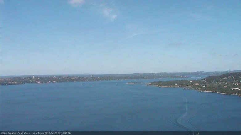 Lake Travis webcam, April 28, 2019 11:15 AM CT