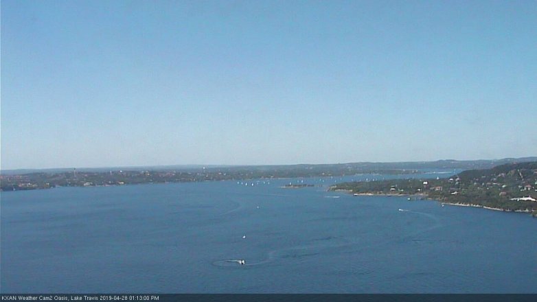Lake Travis webcam, April 28, 2019 12:15 PM CT