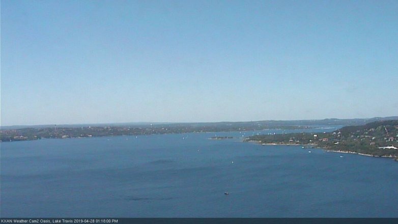 Lake Travis webcam, April 28, 2019 12:20 PM CT