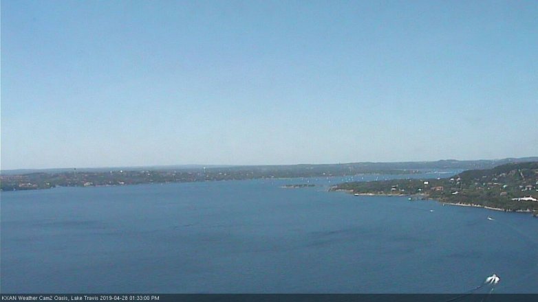 Lake Travis webcam, April 28, 2019 12:35 PM CT