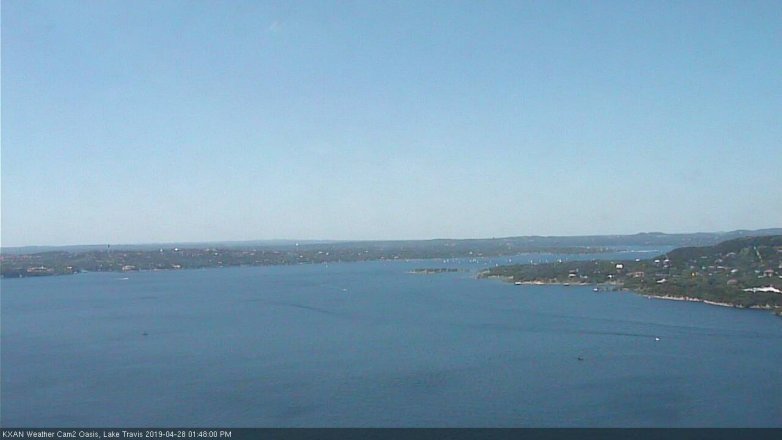 Lake Travis webcam, April 28, 2019 12:50 PM CT