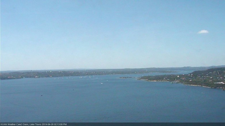 Lake Travis webcam, April 28, 2019 1:15 PM CT