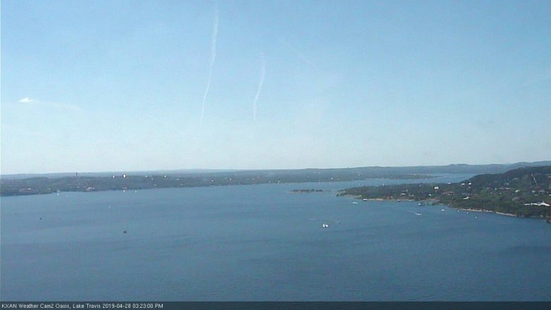 Lake Travis webcam, April 28, 2019 2:25 PM CT